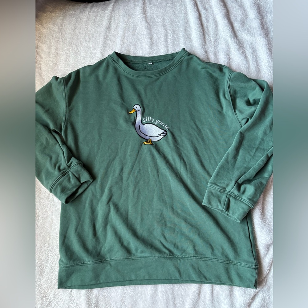 “ Silly Goose” Long Sleeve Sweater